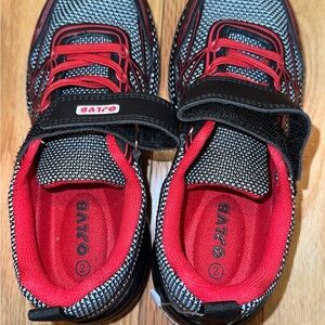 Nollie Kids Black and Red Mesh Sneakers